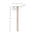 Kapstok SENZA 5 Silky Taupe 65x28x190cm Spinder Design-Kapstokken-Spinder