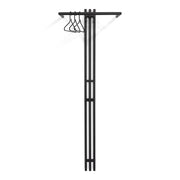 Kapstok SENZA 5 Zwart 65x28x190cm Spinder Design-Kapstokken-Spinder