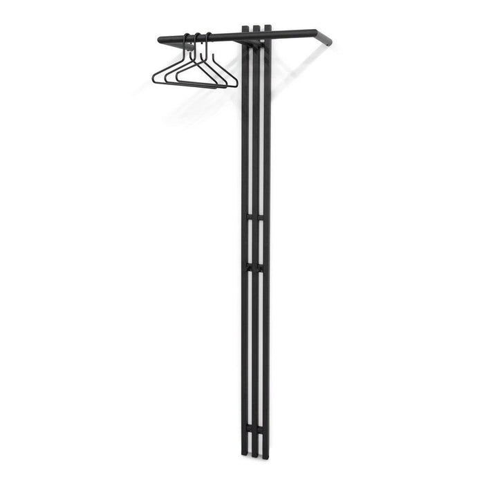 Kapstok SENZA 5 Zwart 65x28x190cm Spinder Design-Kapstokken-Spinder