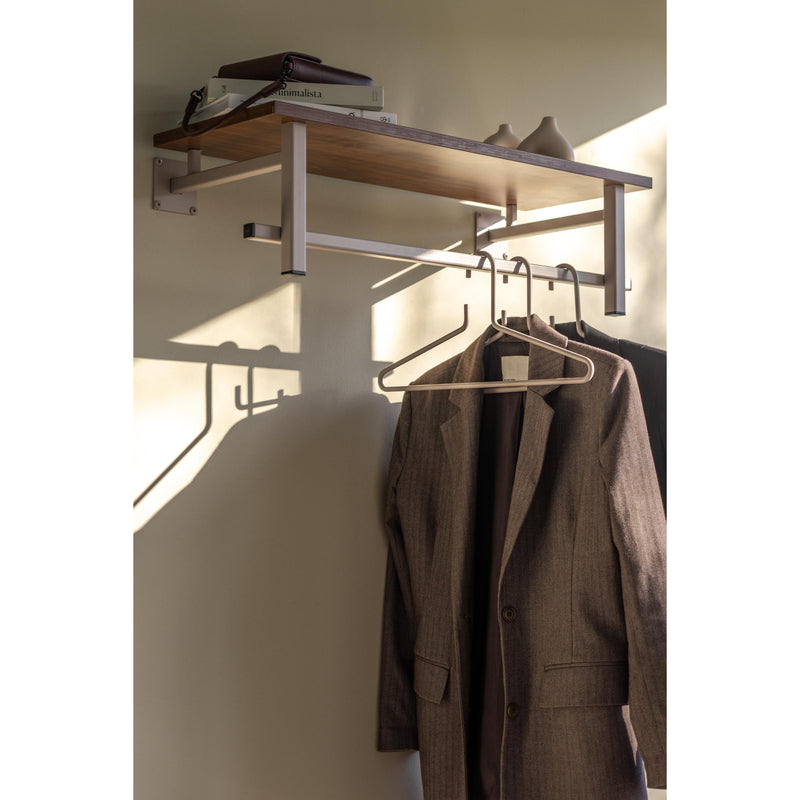 Kapstok SIMPLON Silky Taupe Walnut 76x29x23cm Spinder Design-Kapstokken-Spinder