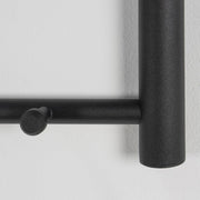 Kapstok SUZA 5 Zwart Helder Glas 79x29x28cm Spinder Design-Kapstokken-Spinder