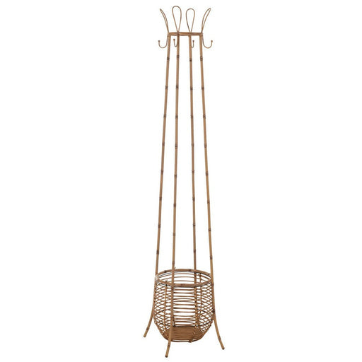 Kapstok Staand Met Mand Rotan Naturel 168 cm 33x33x167.5 cm-Kapstokken-J-Line