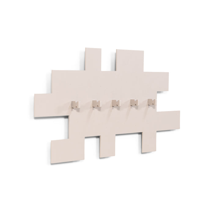 Kapstok TETROMINO Silky Taupe 40x3.5x21.5cm Spinder Design-Kapstokken-Spinder
