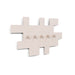 Kapstok TETROMINO Silky Taupe 40x3.5x21.5cm Spinder Design-Kapstokken-Spinder