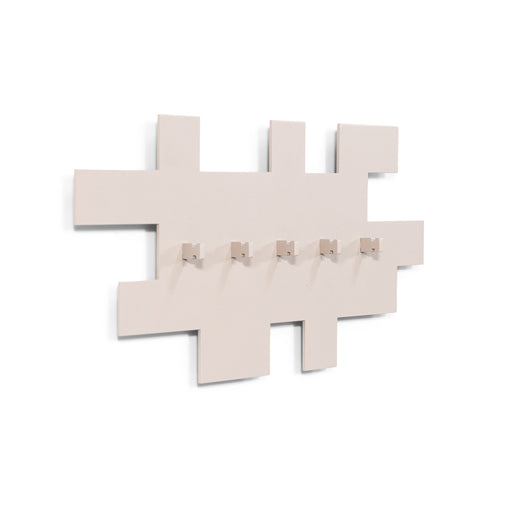 Kapstok TETROMINO Silky Taupe 40x3.5x21.5cm Spinder Design-Kapstokken-Spinder