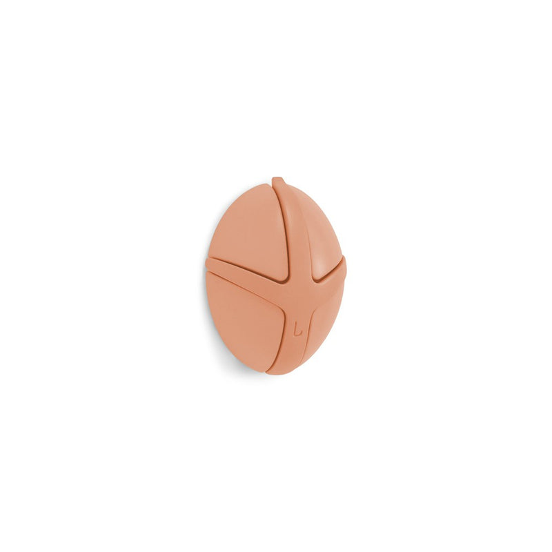 Kapstok TICK Clay Terra 7.5x3.5x9.5cm Spinder Design-Kapstokken-Spinder