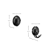 Kapstok TICK Donkerbruin Goud 7.5x3.5x9.5cm Spinder Design-Kapstokken-Spinder