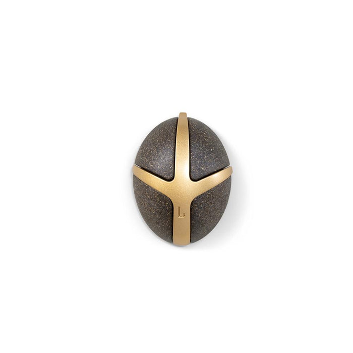 Kapstok TICK Donkerbruin Goud 7.5x3.5x9.5cm Spinder Design-Kapstokken-Spinder