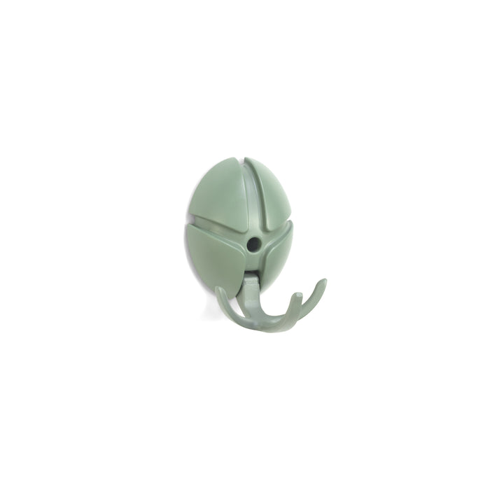 Kapstok TICK Dusty Green 7.5x3.5x9.5cm Spinder Design-Kapstokken-Spinder