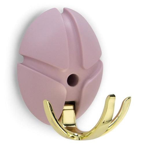 Kapstok TICK Pale Pink Goud 7.5x3.5x9.5cm Spinder Design-Kapstokken-Spinder