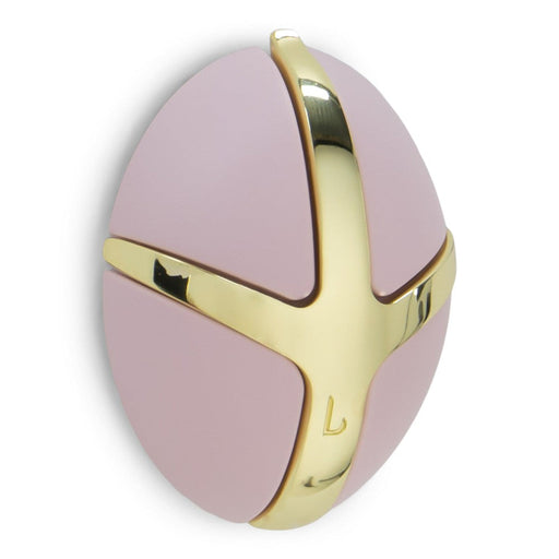 Kapstok TICK Pale Pink Goud 7.5x3.5x9.5cm Spinder Design-Kapstokken-Spinder