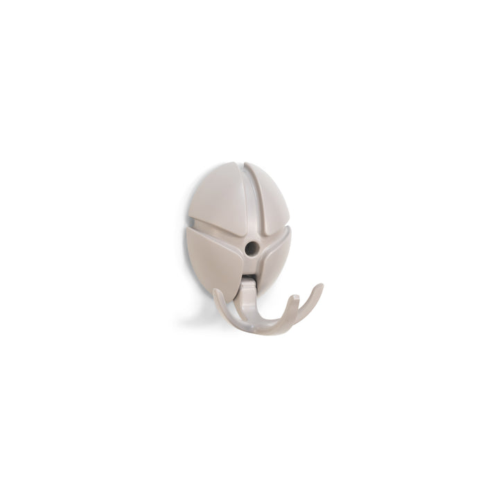 Kapstok TICK Silky Taupe 7.5x3.5x9.5cm Spinder Design-Kapstokken-Spinder
