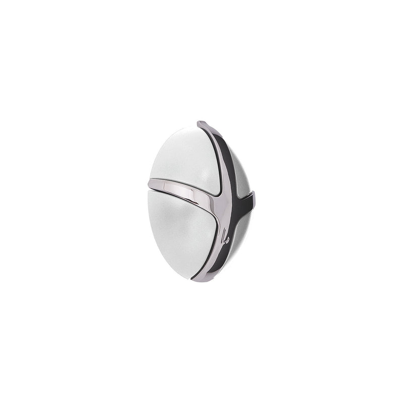 Kapstok TICK Wit Chroom 7.5x3.5x9.5cm Spinder Design-Kapstokken-Spinder