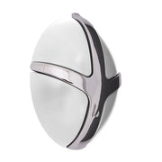 Kapstok TICK Wit Chroom 7.5x3.5x9.5cm Spinder Design-Kapstokken-Spinder