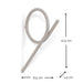 Kapstok TUBA L Silky Taupe 1.5x14.7x21.7cm Spinder Design-Kapstokken-Spinder