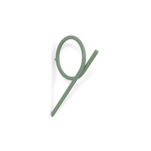 Kapstok TUBA S Dusty Green 1.5x8.3x12.5cm Spinder Design-Kapstokken-Spinder