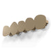 Kapstok TUMULO medium Champagne 58x8x14.5cm Spinder Design-Kapstokken-Spinder