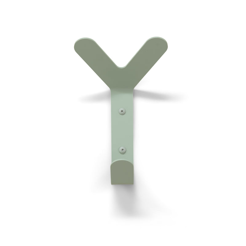 Kapstok Wandhaak FRONDO Staal Dusty Green 16x8.5x37.5cm Spinder-Kapstokken-Spinder