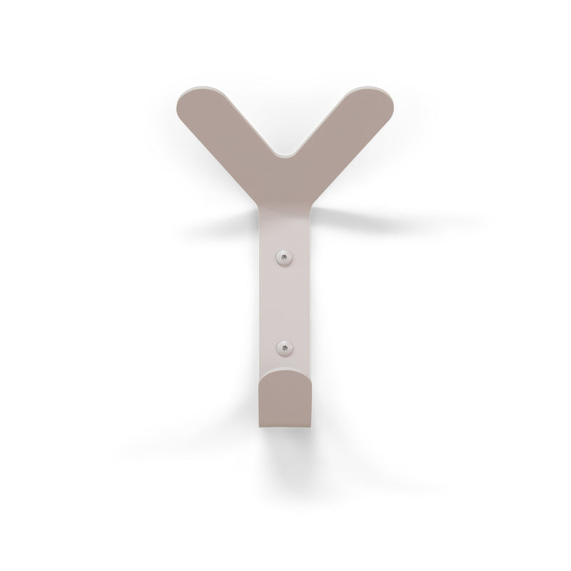 Kapstok Wandhaak FRONDO Staal Silky Taupe 16x8.5x37.5cm Spinder-Kapstokken-Spinder