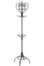 Kapstok Zwart ijzer Rond 51 cm 51x51x189 cm-Kapstokken-J-Line