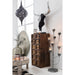 Lamp Bruin Recycled hout 34 cm-Tafellampen-J-Line