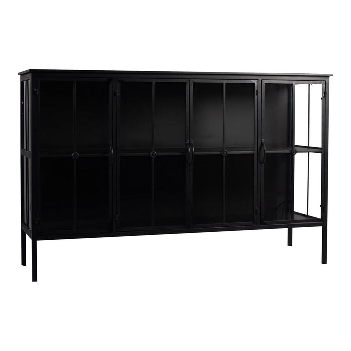 Kast Cave Zwart 41x140 cm-Opbergkasten-PTMD