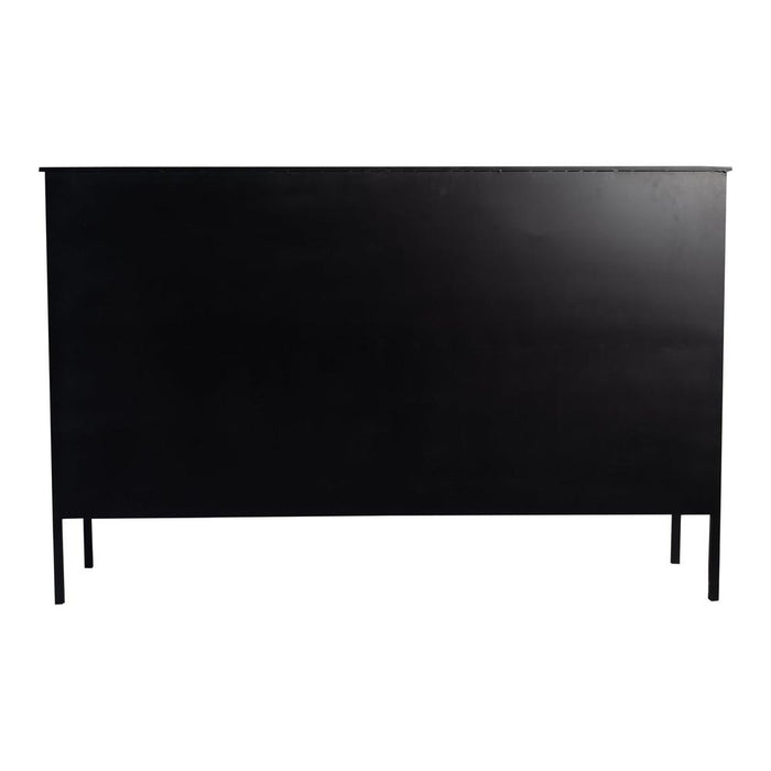 Kast Cave Zwart 41x140 cm-PTMD