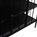 Kast Cave Zwart 41x140 cm-PTMD