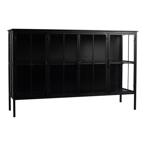 Kast Cave Zwart 41x140 cm-PTMD