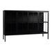 Kast Cave Zwart 41x140 cm-PTMD