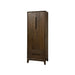 Kast Cortez Mangohout Bruin 40x75x200 cm-Opbergkasten-Livingfurn