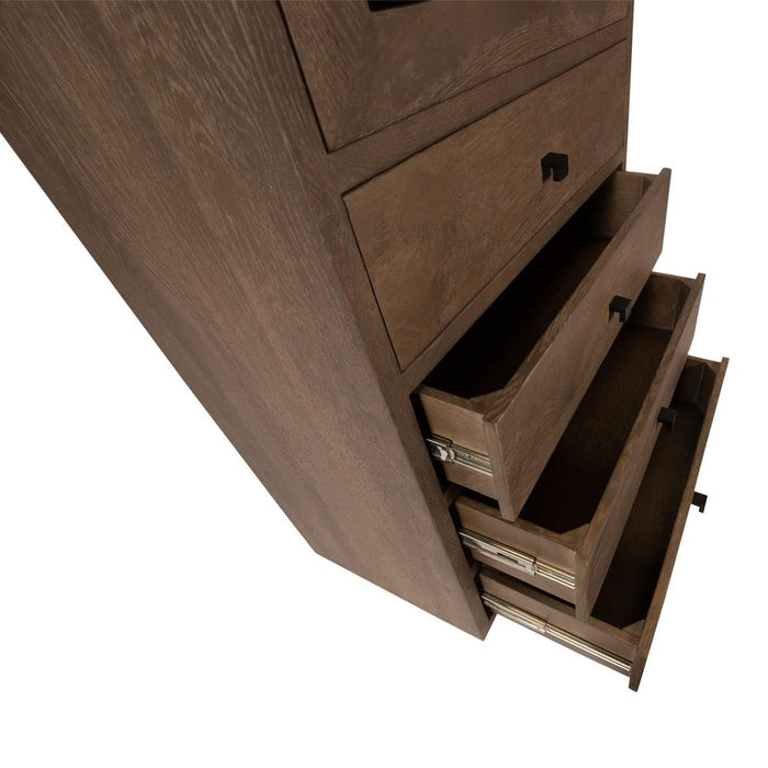 Kast Eiken Bruin 70x40 cm-Opbergkasten-PTMD