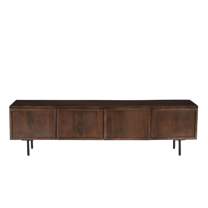 Kast Elan Mangohout Bruin 40x180x50 cm-TV-meubels-Livingfurn