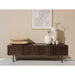 Kast Elan Mangohout Bruin 40x180x50 cm-TV-meubels-Livingfurn