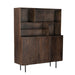 Kast Elan Mangohout Bruin 45x135x170 cm-Opbergkasten-Livingfurn