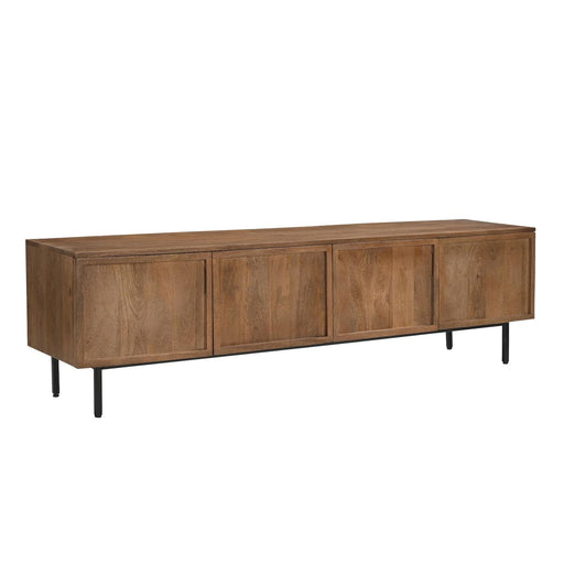 Kast Elan Mangohout Naturel hout 40x180x50 cm-TV-meubels-Livingfurn