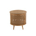 Lamp Bruin Fir hout Rond 59 cm-Tafellampen-J-Line