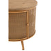 Lamp Bruin Fir hout Rond 59 cm-Tafellampen-J-Line