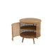 Lamp Bruin Fir hout Rond 59 cm-Tafellampen-J-Line