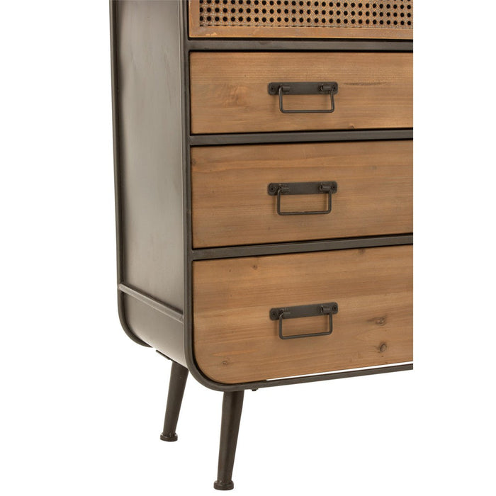 Lamp Naturel Fir hout 35 cm-Tafellampen-J-Line
