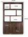 Kast Jaxx Mangohout Bruin 145x50x230 cm-Opbergkasten-Livingfurn