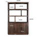 Kast Jaxx Mangohout Bruin 145x50x230 cm-Opbergkasten-Livingfurn