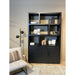 Kast Jaxx Mangohout Zwart 145x50x230 cm-Opbergkasten-Livingfurn