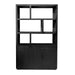Kast Jaxx Mangohout Zwart 145x50x230 cm-Opbergkasten-Livingfurn