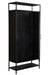 Kast Kala Mangohout Zwart 100x40x210 cm-Opbergkasten-Livingfurn