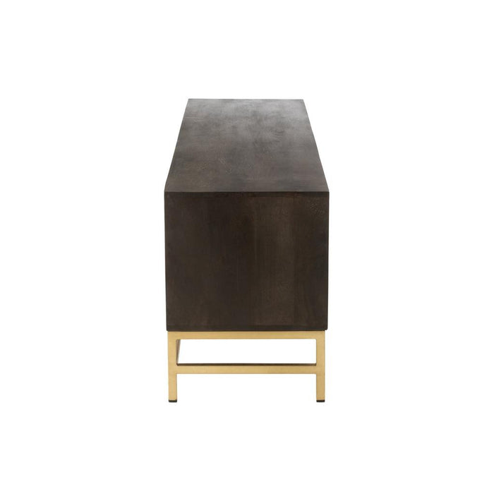 Lamp Bruin Messing 46 cm Closet Low-Tafellampen-J-Line