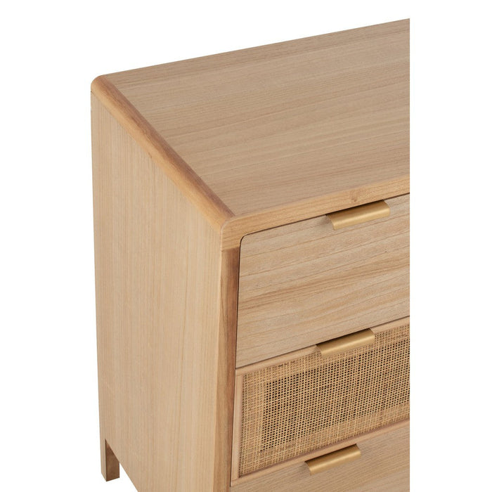 Lamp Naturel Mdf 50 cm Closet Drawers-Tafellampen-J-Line