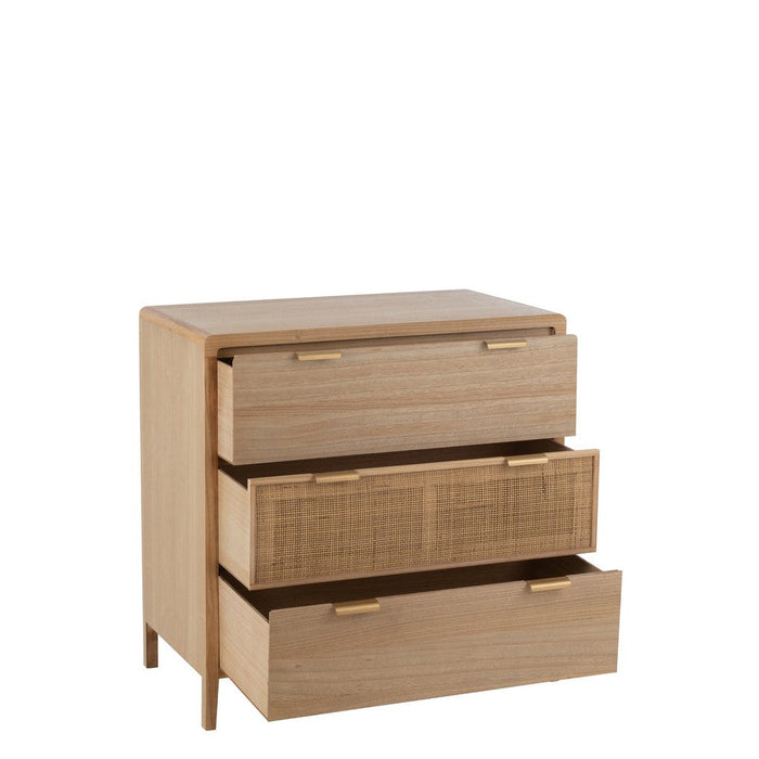 Lamp Naturel Mdf 50 cm Closet Drawers-Tafellampen-J-Line