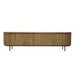 Kast Lausanne Teakhout Naturel hout 43x210x56 cm-TV-meubels-Livingfurn
