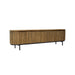 Kast Lausanne Teakhout Naturel hout 43x210x56 cm-TV-meubels-Livingfurn